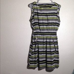 FINAL MARKDOWN LADIES' Feathers Sleeveless Dress (large)